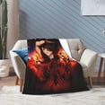 thumbnail image 6 of Flannel Blanket Within Rock Temptation Band Throws Blankets Super Soft Fleece Air Conditioning Blankets for All Season 50"x40", 6 of 9