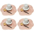 thumbnail image 1 of Mantel individual redondo resistente al calor antideslizante, 1 of 5