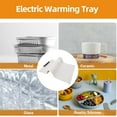 thumbnail image 3 of Plateau Chauffant Électrique, Tapis Chauffant pour Aliments Plateau Chauffant Électrique Chauffage Complet Enroulable Portable 3 Réglages de Température Réchauffeur Alimentaire Polyvalent pour Rassemblements Fêtes, 3 of 7