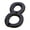 I, variant on Darzheoy 3 inch Iron House Number, Iron Black House Numbers for Outside, Metal Mailbox Numbers for Outside, Home Address Numbers for House, Matching Screws