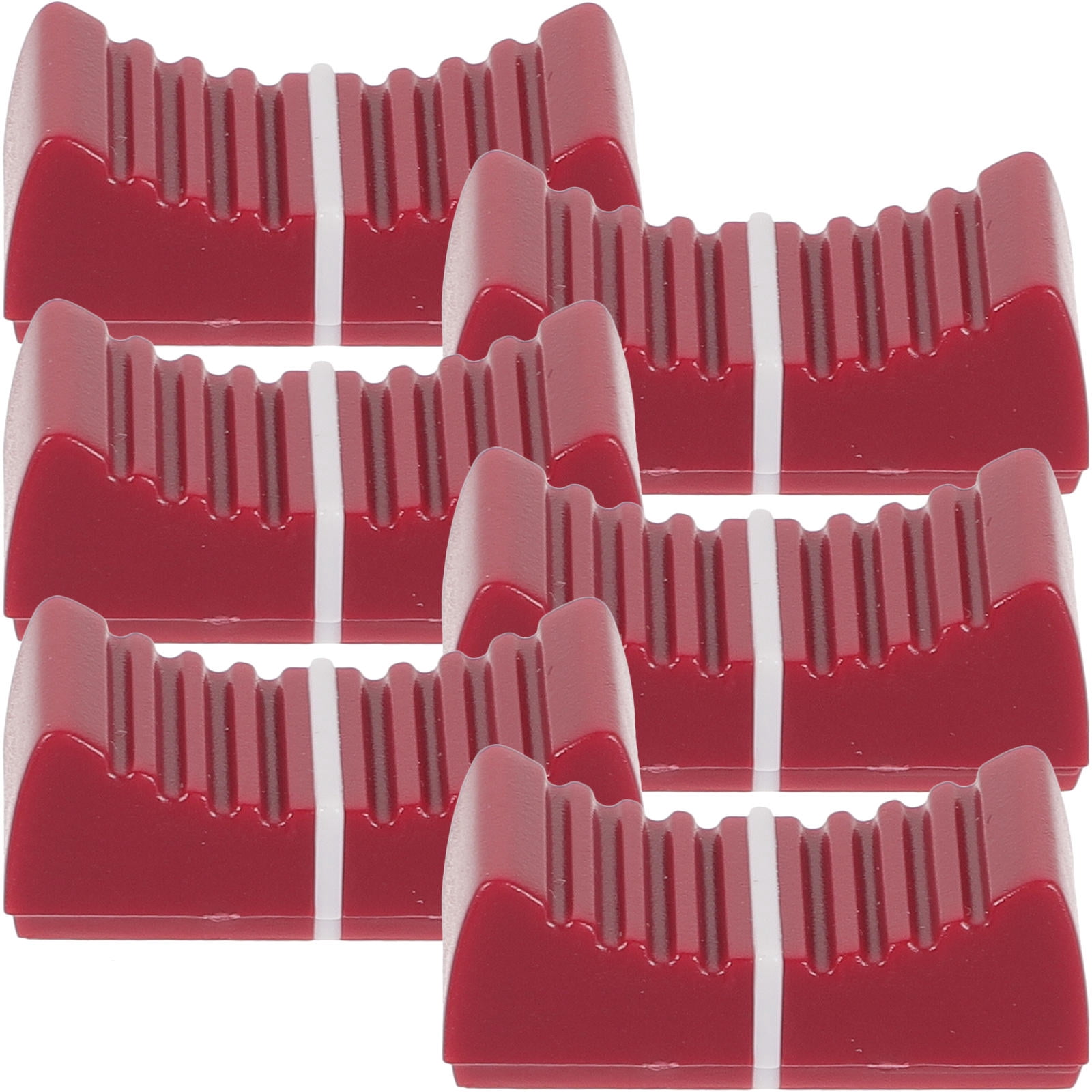 WORGEOUS 24-Pack Flat Push Straight Slide Potentiometer Knobs Replacement Caps for Potentiometer Shafts