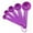 Purple, variant on EGYMEN Measuring Spoon Set, 5-Piece Plastic Measuring Spoons for Baking, Stackable Kitchen Utensils with Graduations, Essential Cooking Tools for Home Chefs