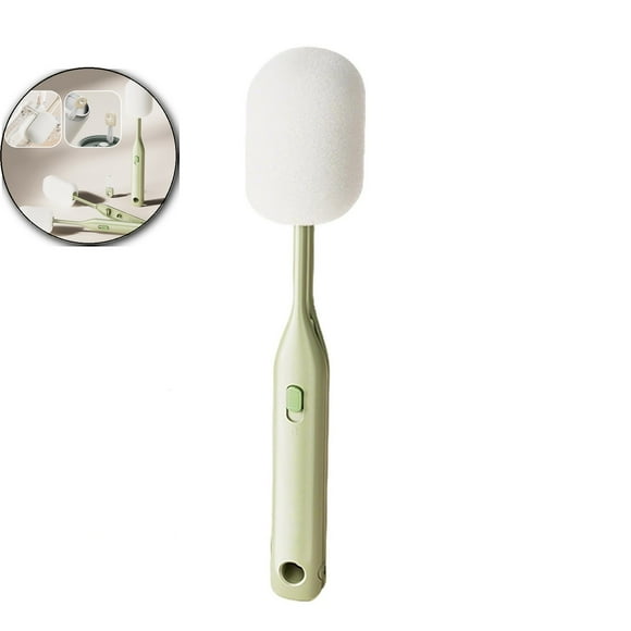 Dvruxg Sponge Cleaning Brush Non Scratch Glassware Bottle Washing Brushes with Long Handle Cup Cleaning Brush for Coffee Mugs