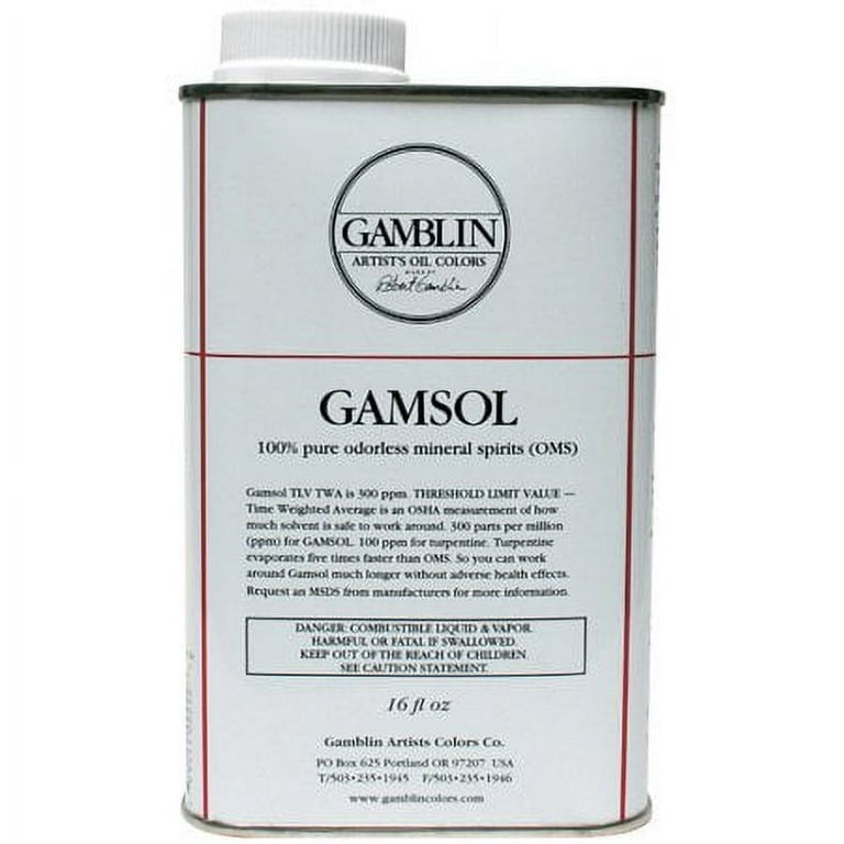 Gamblin Gamsol Odorless Mineral Spirits (New) - 128 oz