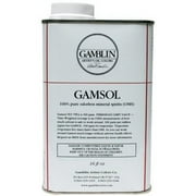 Gamblin Gamsol Odorless Mineral Spirits 16 Oz Bottle