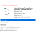 thumbnail image 2 of Manifold Absolute Pressure Sensor Connector - Compatible with 1987 Chevy R10, 2 of 2