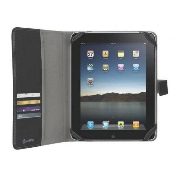 Griffin Elan Passport Folio Case for iPad - Nylon, Black