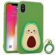 thumbnail image 4 of Funda de silicona suave con forma de aguacate, diseño 3D divertido, protección total, a prueba de golpes, para niñas, niños y mujeres (iPhone 11), 4 of 5