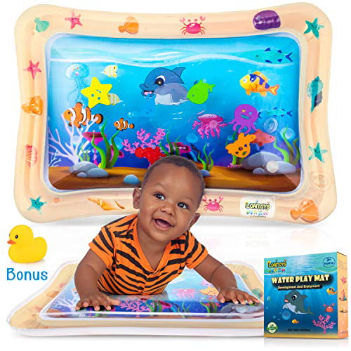 Baby Water Mat Inflatable Toddler Baby Play Mat Sensory Toys Baby Early Development Activity Centers Toy Gift for Boys and Girls #2 