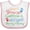 White and Pink, variant on Inktastic Dental Hygienist Like Mommy Boys or Girls Baby Bib