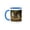 Blue/White, variant on 3drose, Long-billed Thrasher Bird Drinking, Texas, Usa - Us44 Ldi0971 - Larry Ditto, 11oz Mug