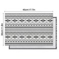 thumbnail image 6 of Tribal Style Hemp Placemats Set of 4, 12x18 Inch Vintage Pattern Table Mats, Washable Ethnic Decor for Boho Chic Kitchen or Artistic Dining, 6 of 6