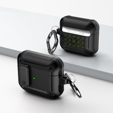 Duo Shield Secure Lock Designed For AirPods 3rd Gen With Hook  Black/Black price history on PriceWatchPro