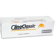 Webster Cling Classic Food Wrap - 18" Width x 2000 ft Length - Dispenser - Plastic - Clear | Bundle of 5