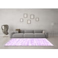 thumbnail image 3 of Ahgly Company Indoor Rectangle Solid Purple Modern Area Rugs, 7' x 10', 3 of 4