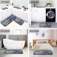 thumbnail image 4 of 2-Piece Kitchen Rugs Set Non-Slip Mats Carpet Floor for Kitchen, Bathroom (19.7"x27.6" & 19.7"x47.2") Vintage Style Vase, 4 of 7