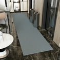 thumbnail image 2 of Ottomanson Extra Long Hallway Runner Waterproof Non-Slip 4x25 Indoor/Outdoor Utility Rug, 3'11" x 25', Gray, 2 of 9