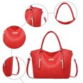 thumbnail image 3 of Stylago Women's Soft Leather Tote Bag Top Handle Satchel Purses Ladies Work Shopping Handbags Large Capacity Shoulder Bags Red, 3 of 4