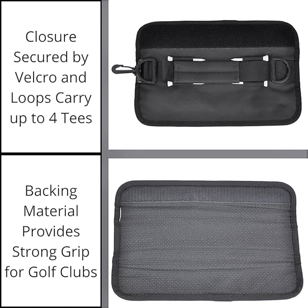 Mini Golf Club Bag Lightweight Portable for 5 Clubs, Adjustable Shoulder Strap, Compact Golf Accessories for Men Women