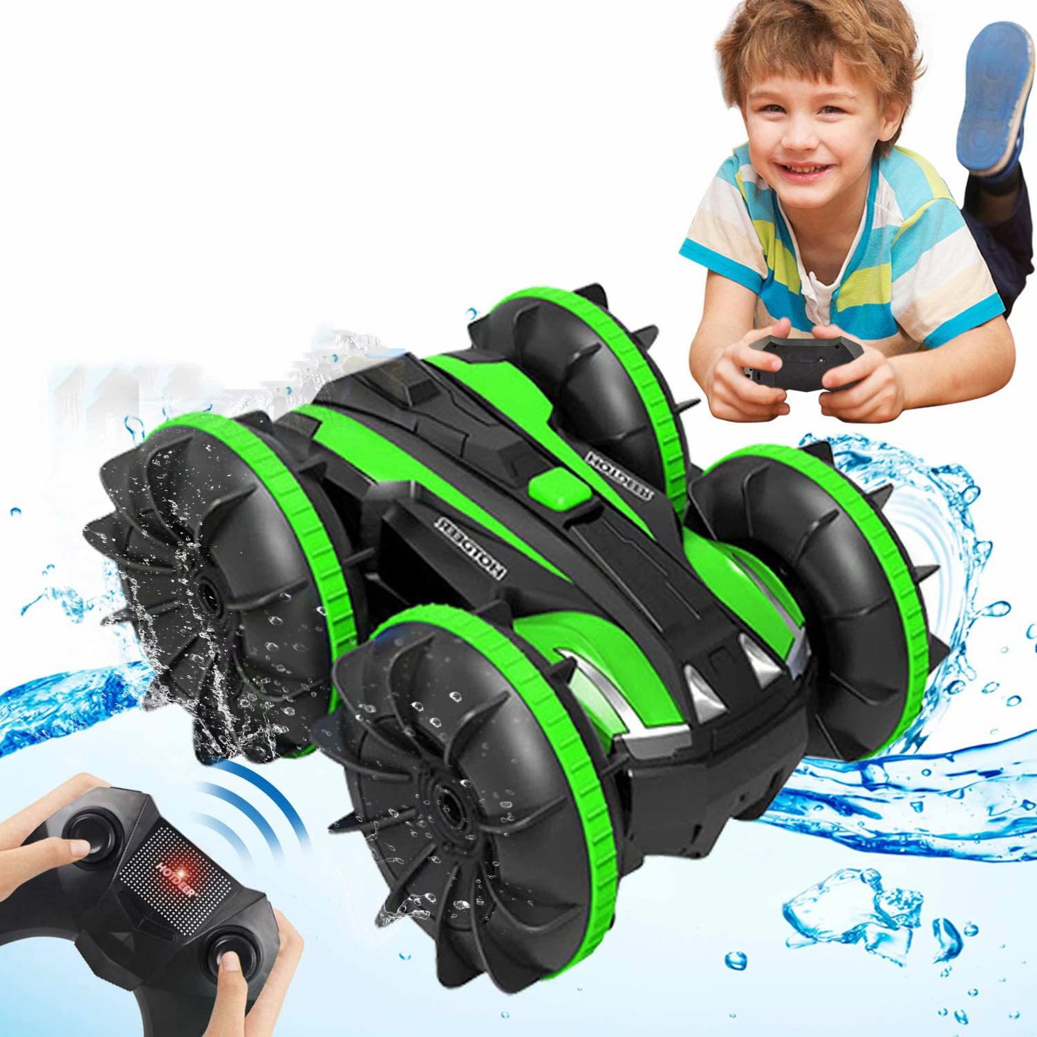 Rc Cars Toy For 612 Years Old Boys Amphibious 4wd Remote Control Car