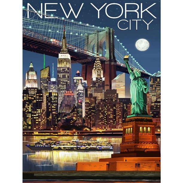Bordado de hilo completo Cross Stitch11CT algodón DIY impreso Retro puente Kits FLhrweasw Nuevo