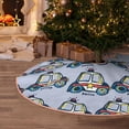 thumbnail image 5 of Fuzoiu Police Car Print Christmas Tree Skirt,Xmas Christmas Decorations,Xmas Tree Mat for Farmhouse Holiday New Years Home Party Decor Tree Rugs-36", 5 of 6