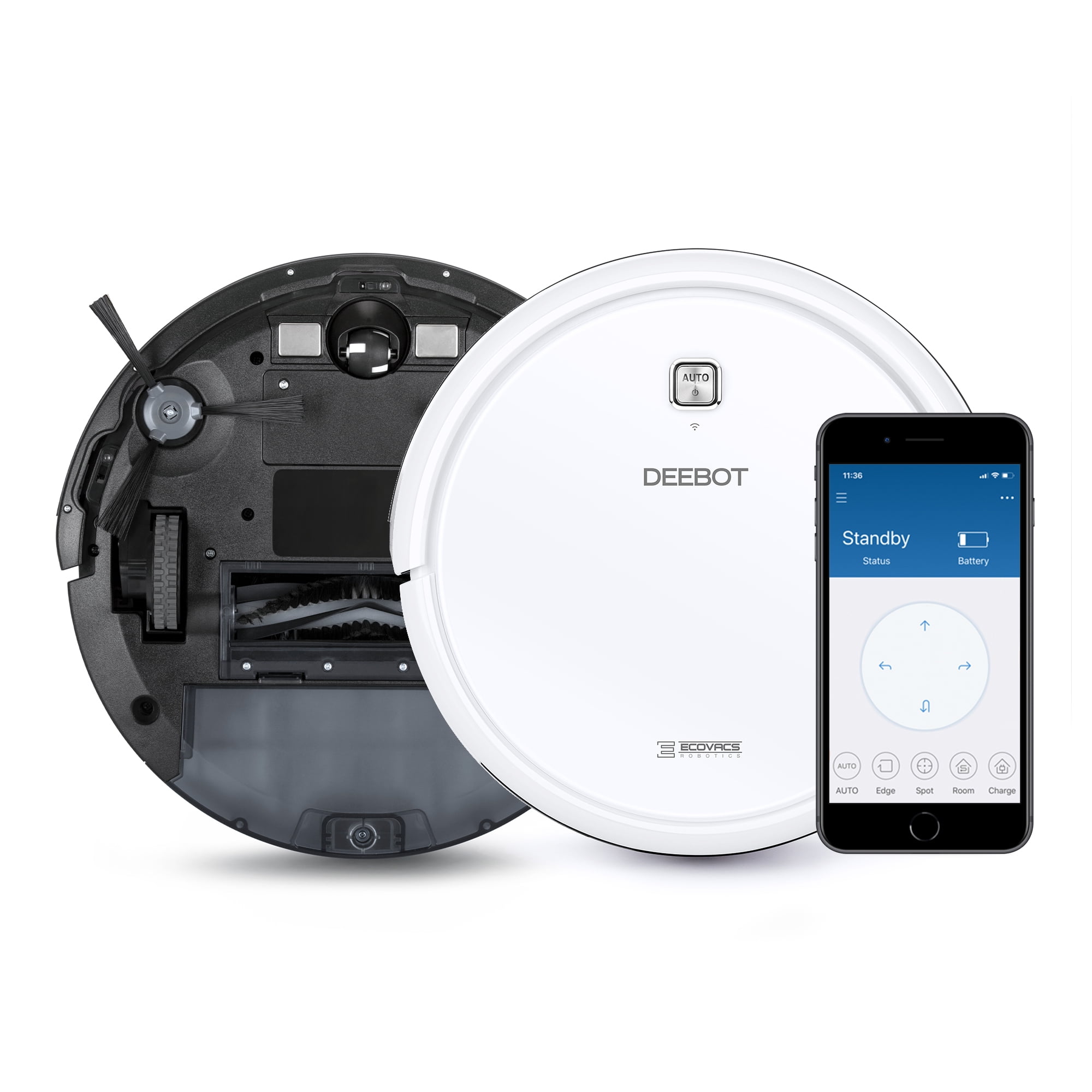 ECOVACS DEEBOT N79W Multi-Surface Robot Vacuum Cleaner with App Control