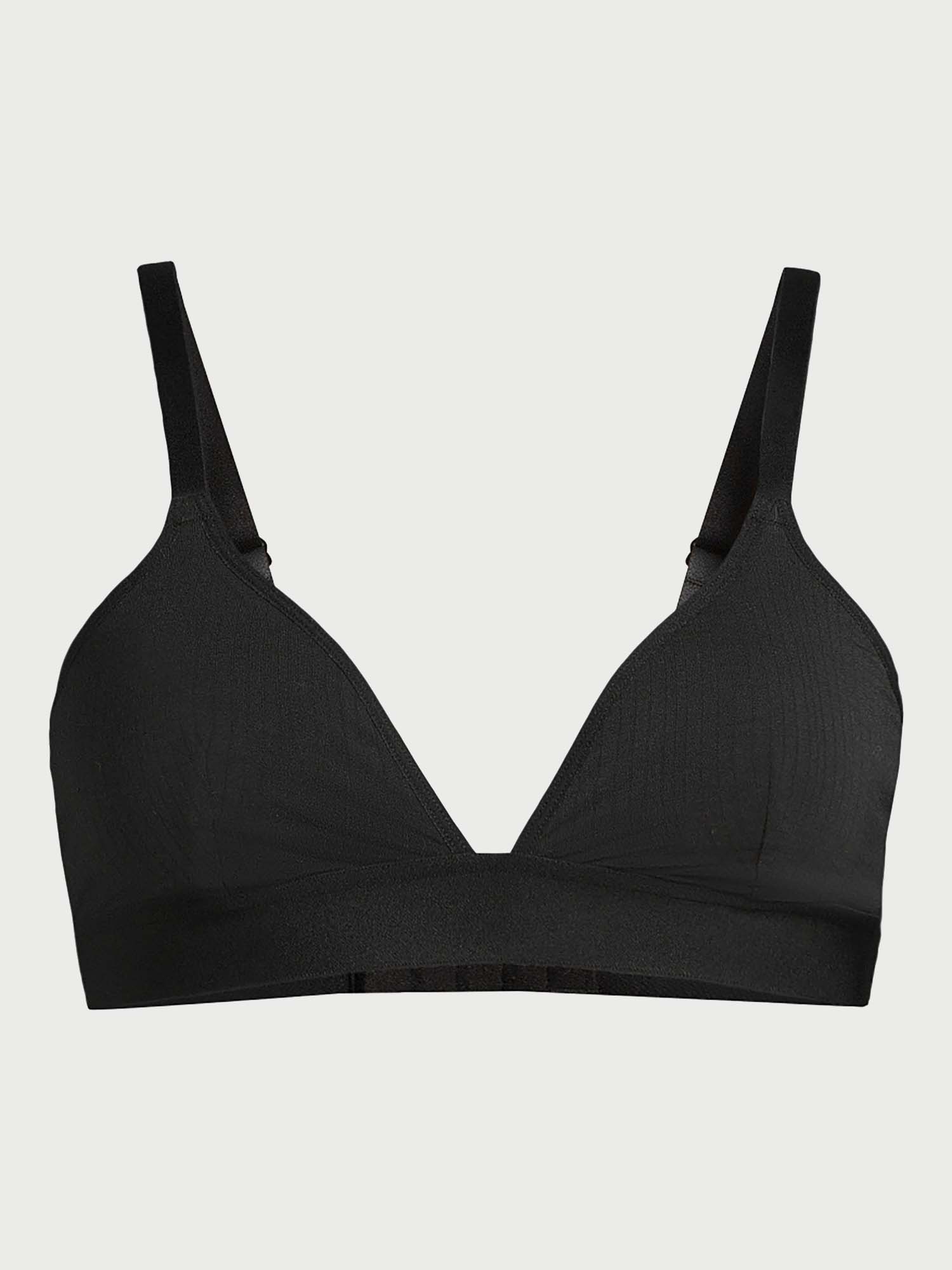 Joyspun Women's Triangle Ribbed Bralette, Sizes XS to 3X - Walmart.com