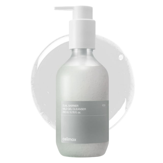 Gel suave Cleanser celimax de doble barrera, 200 ml con ceramida