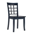 thumbnail image 4 of Lexington Large Dining Set with Bench and 4 Window Back Chairs, Dark Denim, 4 of 7
