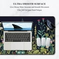 thumbnail image 3 of Desk Pad, XXL Large Mouse Pad, Extended Gaming Mousepad, Cute Desk Mat for Women, Big Office Accessories Mouse Pad for Computer Keyboard and Laptop, 35.6" x 15.7", Black Wildflower Night, 3 of 6