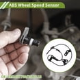 thumbnail image 2 of Unique Bargains ABS Wheel Speed Sensor Rear Left ABS Sensor Anti-lock Braking System Sensor No.599102T700/25A5118 for Kia Optima 2013-2015, 2 of 7