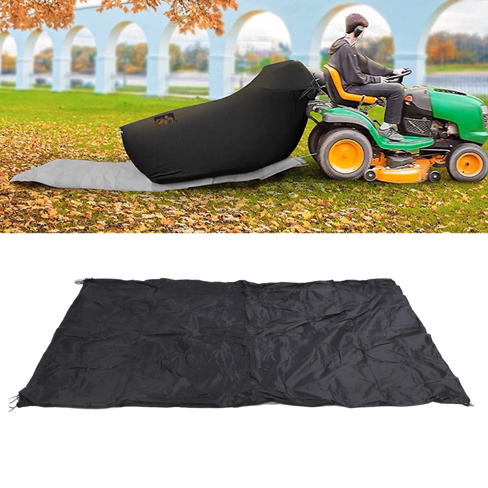 YAHHU 420D Oxford Leaf & Grass Catcher Bag for Lawn Tractors – Durable, Large Capacity, Easy‑Install Field Mower Collector