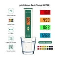 thumbnail image 3 of 2PCS/Set Portable Digital Temperature TDS EC PH Meter Test Pen LCD Display Litmus Tester For Water Quality Purity Detector 5 In1, 3 of 4