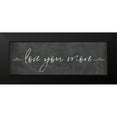 thumbnail image 2 of Adams, Sarah 18x9 Black Modern Framed Museum Art Print Titled - Love You More, 2 of 5