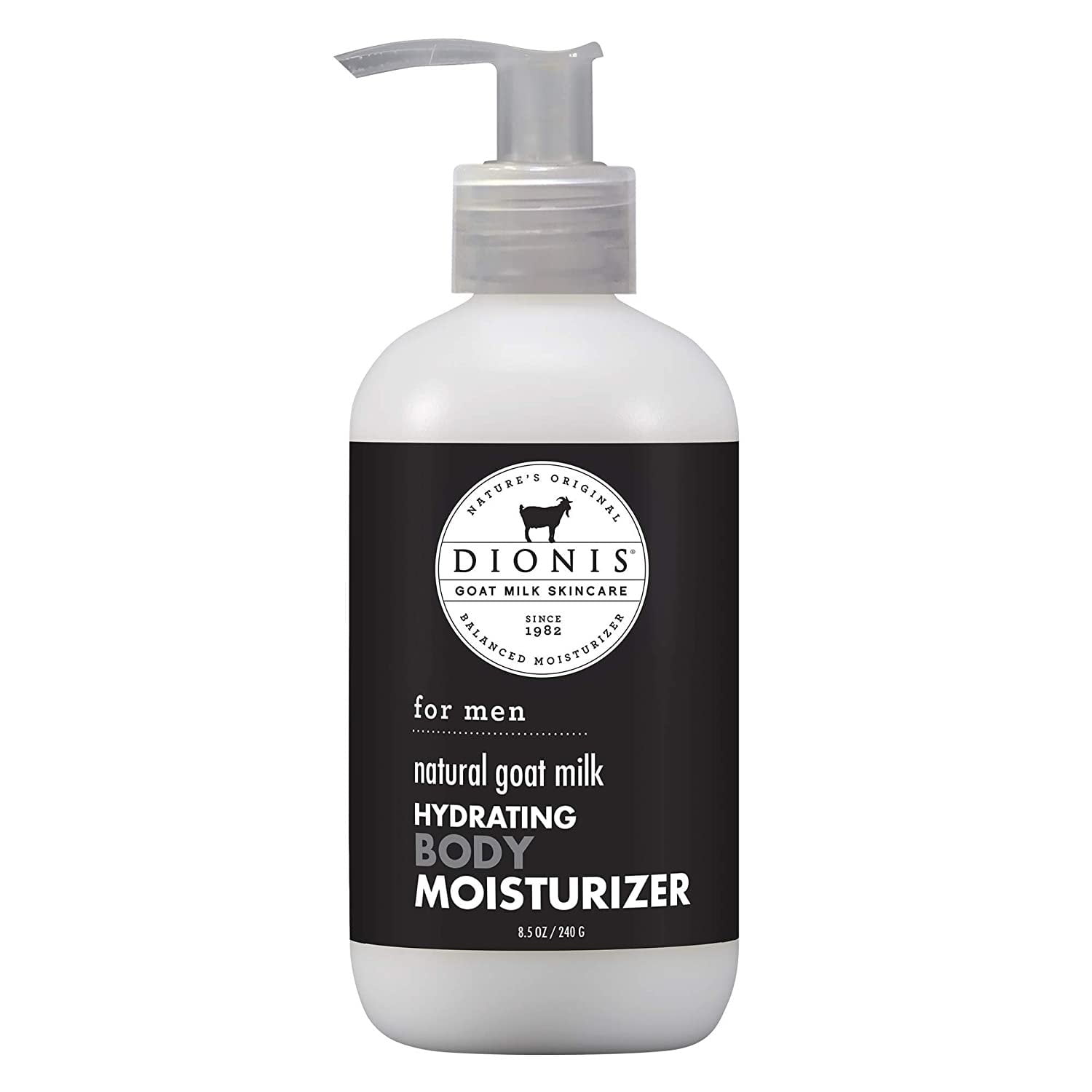 Dionis Natural Goat Milk for Men Hydrating Body Moisturizer 8.5 oz