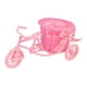thumbnail image 1 of Cesta de flores artificiales para bicicleta, florero, soporte para flores, regalos con forma de bicicleta, soporte para plantas Rosa, 1 of 9