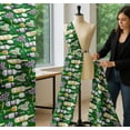 thumbnail image 5 of Soimoi Cotton Poplin Fabric Grapes,Wine Glass & Bottle Print Fabric by the Yard 56 Inch Wide, 5 of 7