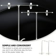 thumbnail image 4 of 2pcs Poster Display Stand Stainless Steel L Shape Retractable Advertising Display Stand, 4 of 9