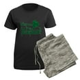thumbnail image 5 of CafePress - KISS ME IM ITALIAN LETTER GR Women's Dark Pajamas - Women's Short Sleeve Print T-Shirt and Pants Dark Cotton Pajama Set, 5 of 7