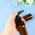 thumbnail image 3 of 4pcs 120ml Refillable Plastic Pump Dispenser Bottles for Lotion Massage Oil Shampoo Containers Round Pump Bottles Brown, 3 of 4