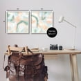 thumbnail image 3 of Contemporary Pastel Collage Abstract Abstract Painting White Framed Art Print Wall Art, Set of 2, 3 of 8
