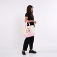 thumbnail image 5 of HIFA Initial Tote Bag for Women, Personalized Canvas Tote Bag - Two-Tone, Zipper Closure, Inner Pocket, Organic Cotton, Sturdy - Multipurpose Shoulder Bag Suitable for Shopping, Grocery, Beach, Travel, 5 of 5