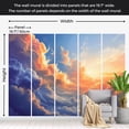 thumbnail image 3 of Nature Wallpaper Wall Mural - Sunset in The Clouds, 3 of 5