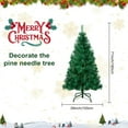 thumbnail image 4 of Birinta Realistic Imitation Pine Needle Xmas Tree (4/5/6/7/8FT) with Sturdy Metal Base – Ideal for Festive Home & Office Decor, 4 of 8