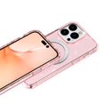 thumbnail image 4 of Allytech Magnetic Case for iPhone 14 Pro Glitter Clear for Women Girls, [Anti-Yellowing] Sparkle Bling Girly Cute Phone Case Compatible with MagSafe, Soft TPU Slim Thin Cover, Pink, 4 of 8