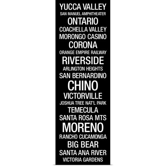 Great BIG Canvas | Rolled Kate Lillyson Poster Print entitled Subway Roll: Inland Empire, California