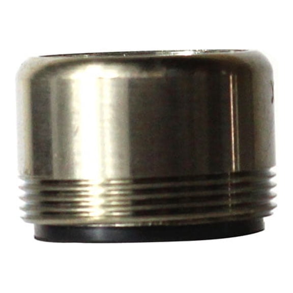 Thrifco Plumbing 4402285 Dual Thread Aerator Size: 15/16 Inch x 55/64 Inch - 27T Satin Nickel Finish Lead Free Brass - 1.5 GPM