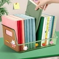thumbnail image 4 of JZROCKER Desktop Bookshelf Desk Organizer Shelf Bookcase for Tabletop Books Holder Stand, 4 of 16