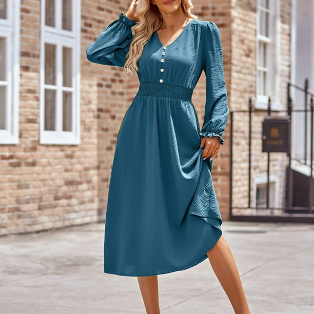 Blue winter dress hotsell
